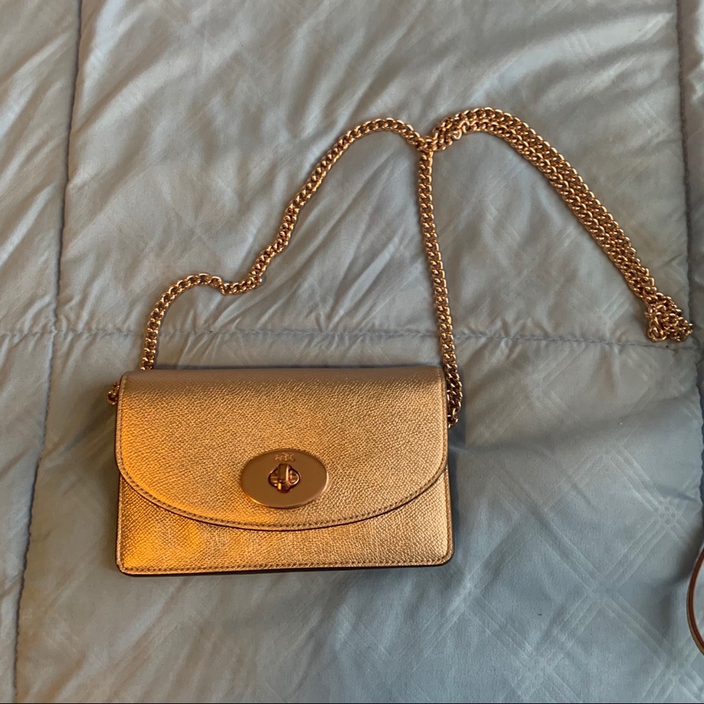 Coach Rose Gold Minibag